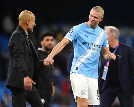 Erling Haaland Joins Exclusive UCL 50-Goal Club, Praised by Pep as CR7 and Lionel Messi's Equal