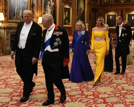 The Royal Family Roll Out Grand Welcome Amid Protests; Jimmy Kimmel Taken Off Air Over Kirk Remarks