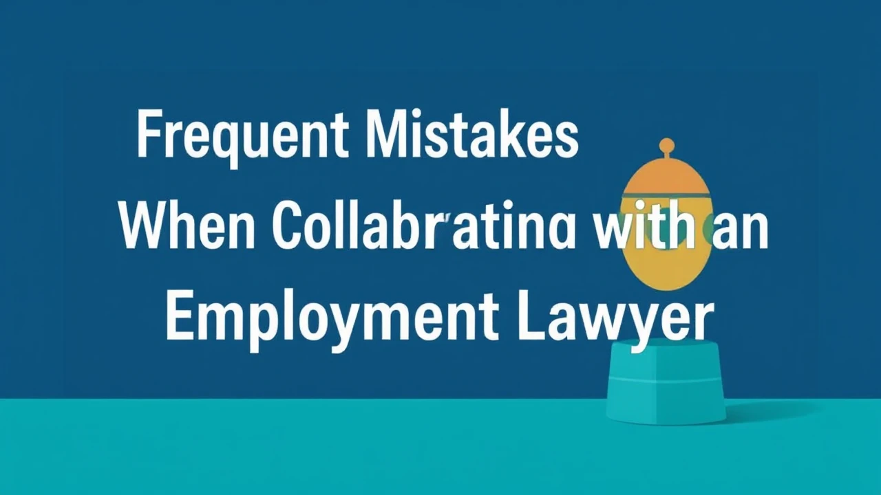 Frequent Mistakes to Steer Clear of When Collaborating with an Employment Lawyer