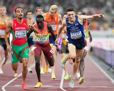 Britain's Wightman Narrowly Misses Gold as Portuguese Isaac Nader Claims Surprise 1500m Title