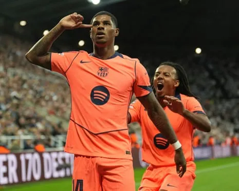 Striker disrupts Newcastle's big occasion and declares: ‘I am getting better at Barcelona’