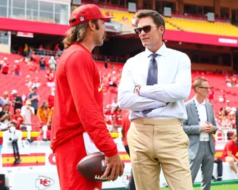 The seven-time Super Bowl champion draws social media outrage after showing up in Raiders team booth