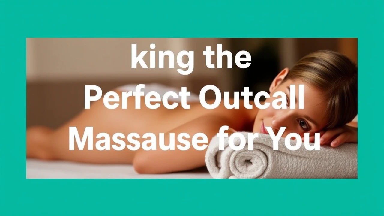 Picking the Perfect Outcall Masseuse for You
