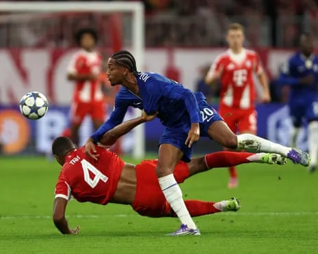 Chelsea's manager rages when the German giants defender Tah avoids sending-off in Champions League defeat