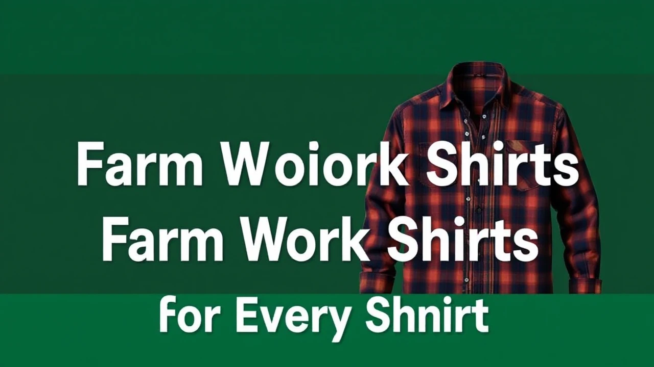Popular Farm Work Shirts for Every Farmer
