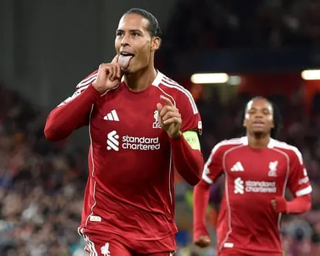 Liverpool’s captain heads last-gasp winner in clash with Spanish giants